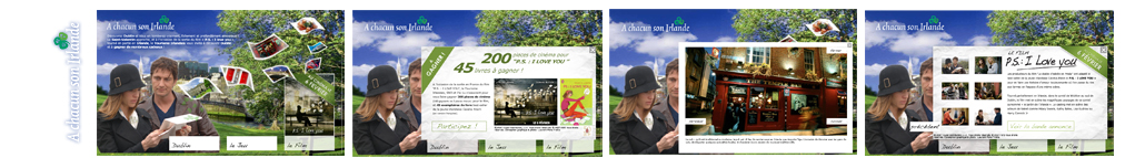 Ireland Tourism - module promotionnel r&eacute;alisation 4 jours avec validation client + dispositif de tirage au sort