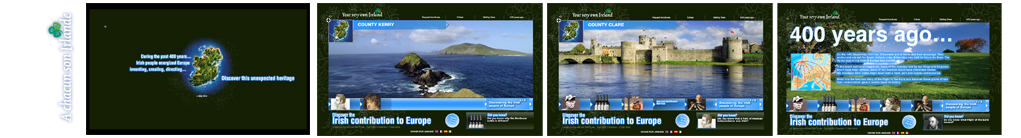 Ireland Tourism - module d'information, r&eacute;alisation d'un module dynamique multi-langue avec une gestion r&eacute;gionale ind&eacute;pendante.